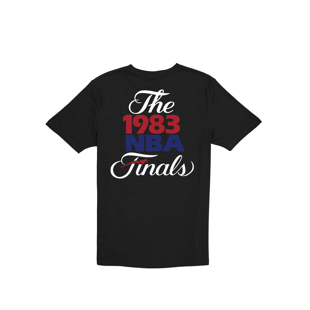 Philadelphia 76ers Hardwood Classics 1983 Champions Black T-Shirt