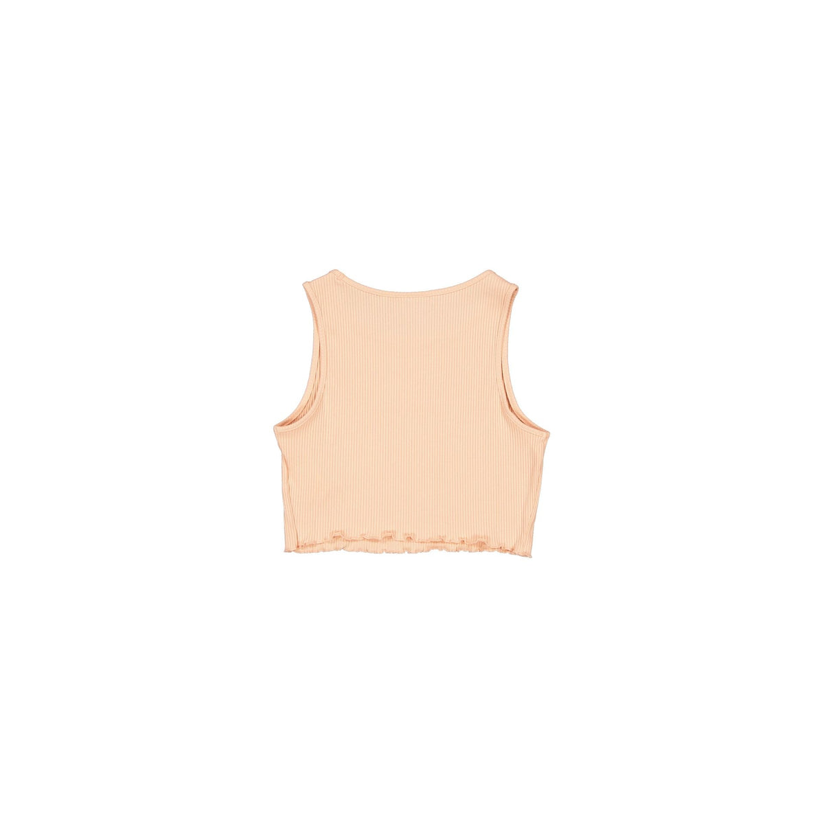 New York Yankees Tonal Cropped Rib Pastel Pink Women's Tank Top