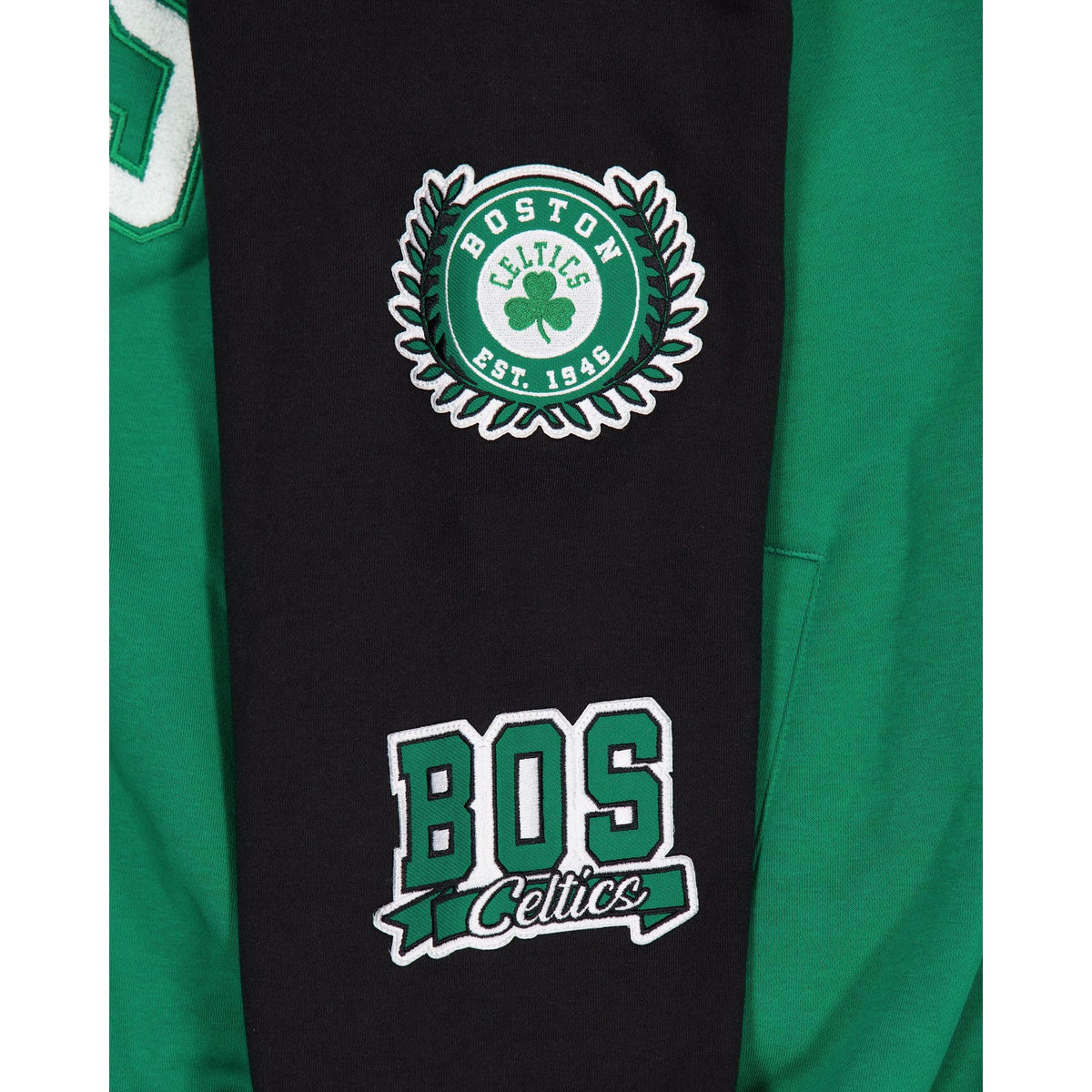 Boston Celtics Throwback Patch Jacket