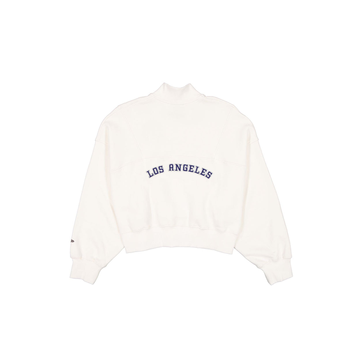 Los Angeles Dodgers Women's Chrome White Quarter Zip