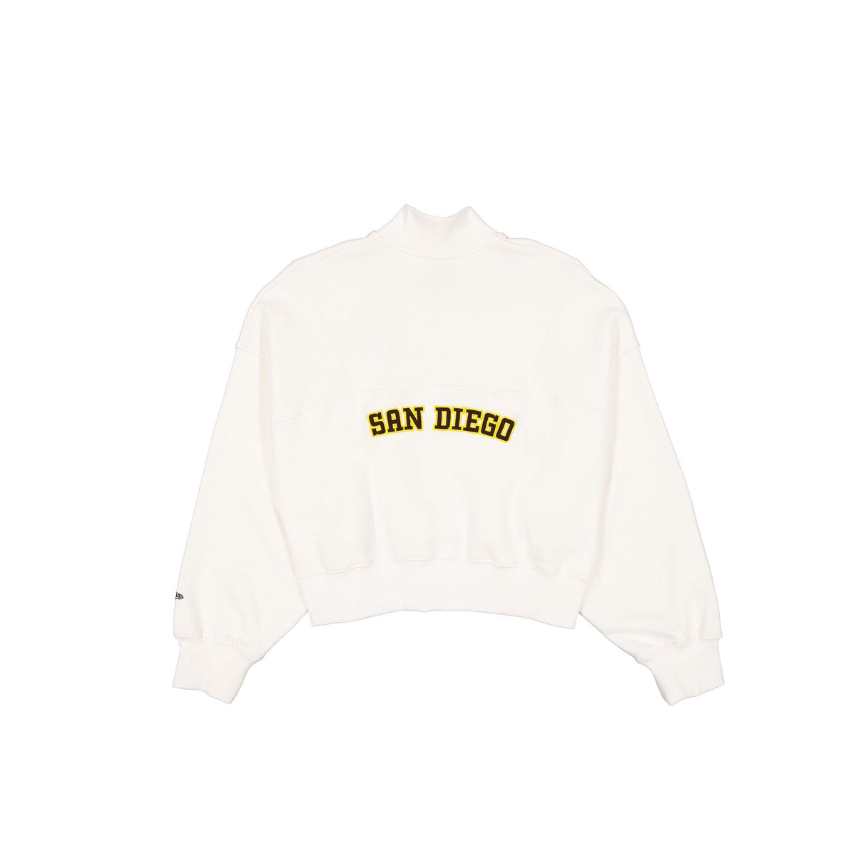 San Diego Padres Women's Chrome White Quarter Zip