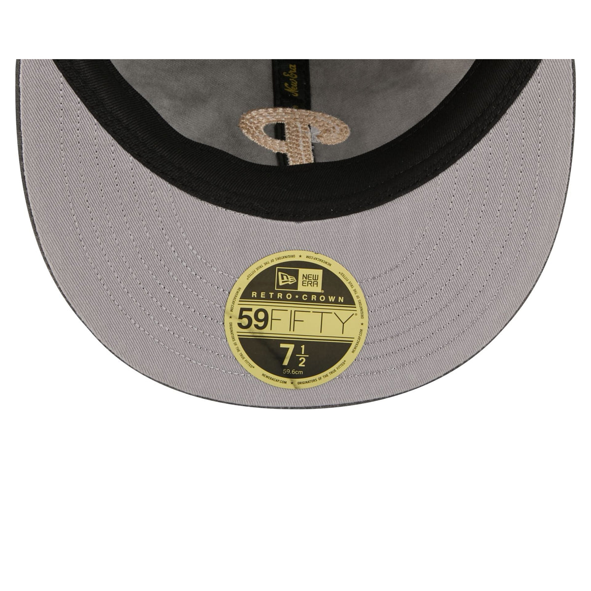 Philadelphia Phillies Visor Stitch Retro Crown 59FIFTY Fitted Hat
