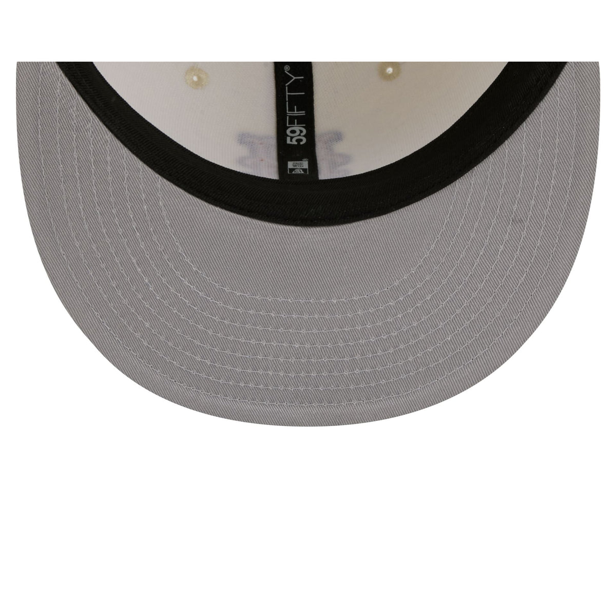 New York Mets Chrome White Basic 59FIFTY Fitted Hat