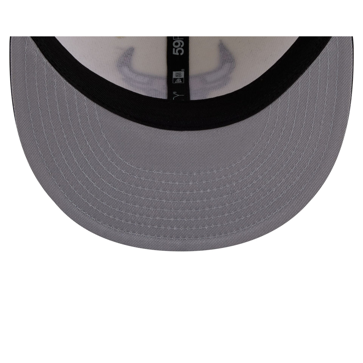Chicago Bulls Chrome White Basic 59FIFTY Fitted Hat