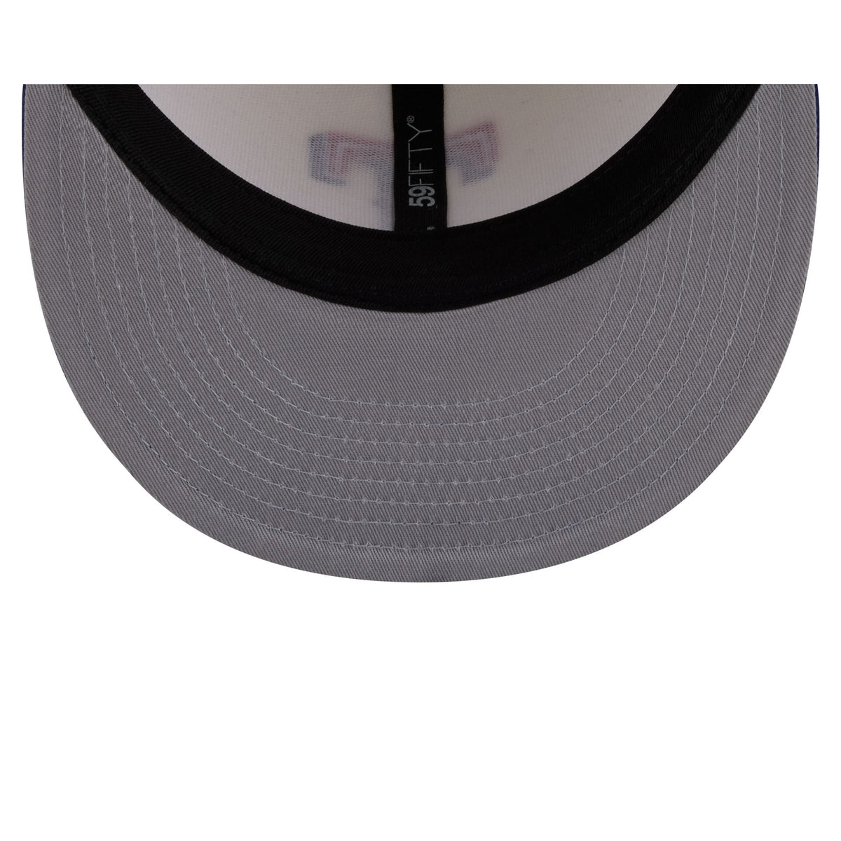 Texas Rangers Chrome White Basic 59FIFTY Fitted Hat