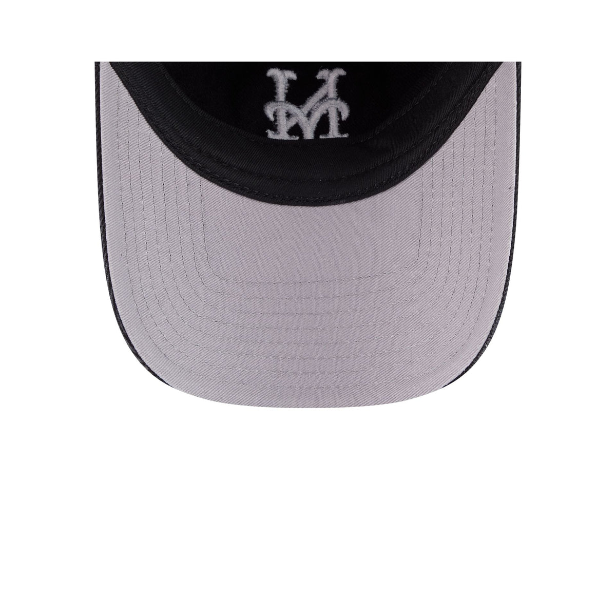 New York Mets Washed Black Denim 9FORTY A-Frame Unstructured Snapback Hat