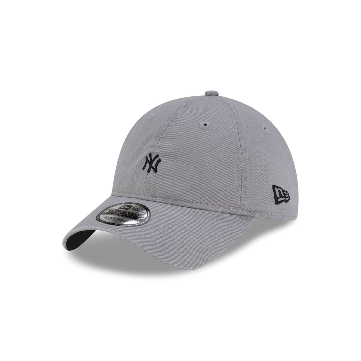 New York Yankees Mini Logo Gray 9TWENTY Adjustable Hat