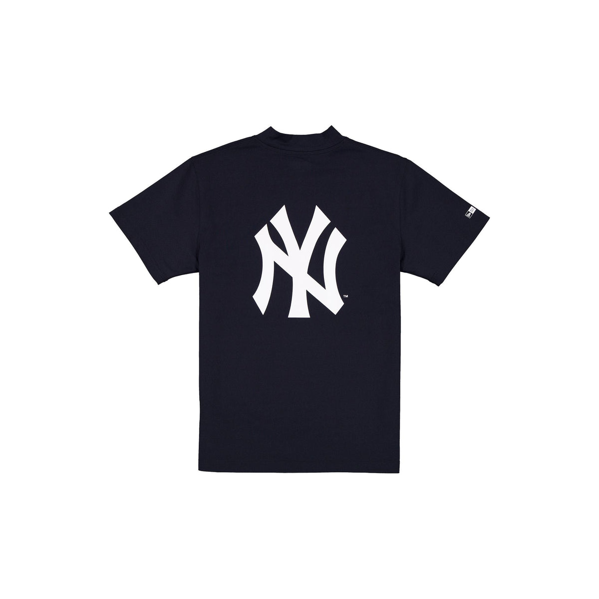 New York Yankees Mockneck Navy T-Shirt
