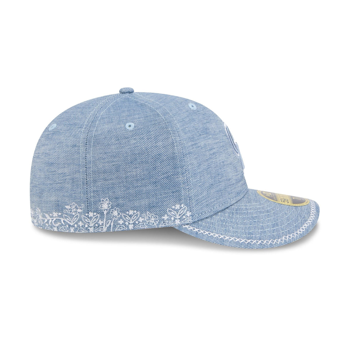 Colorado Rockies Hand Stitched Chambray Low Profile 59FIFTY Fitted Hat