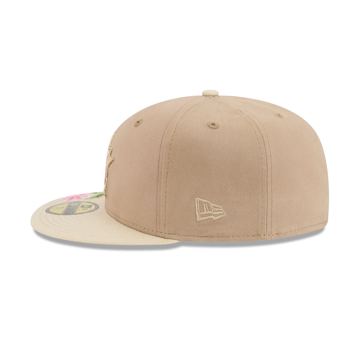 Houston Astros Hand Stitched Floral 59FIFTY Fitted Hat