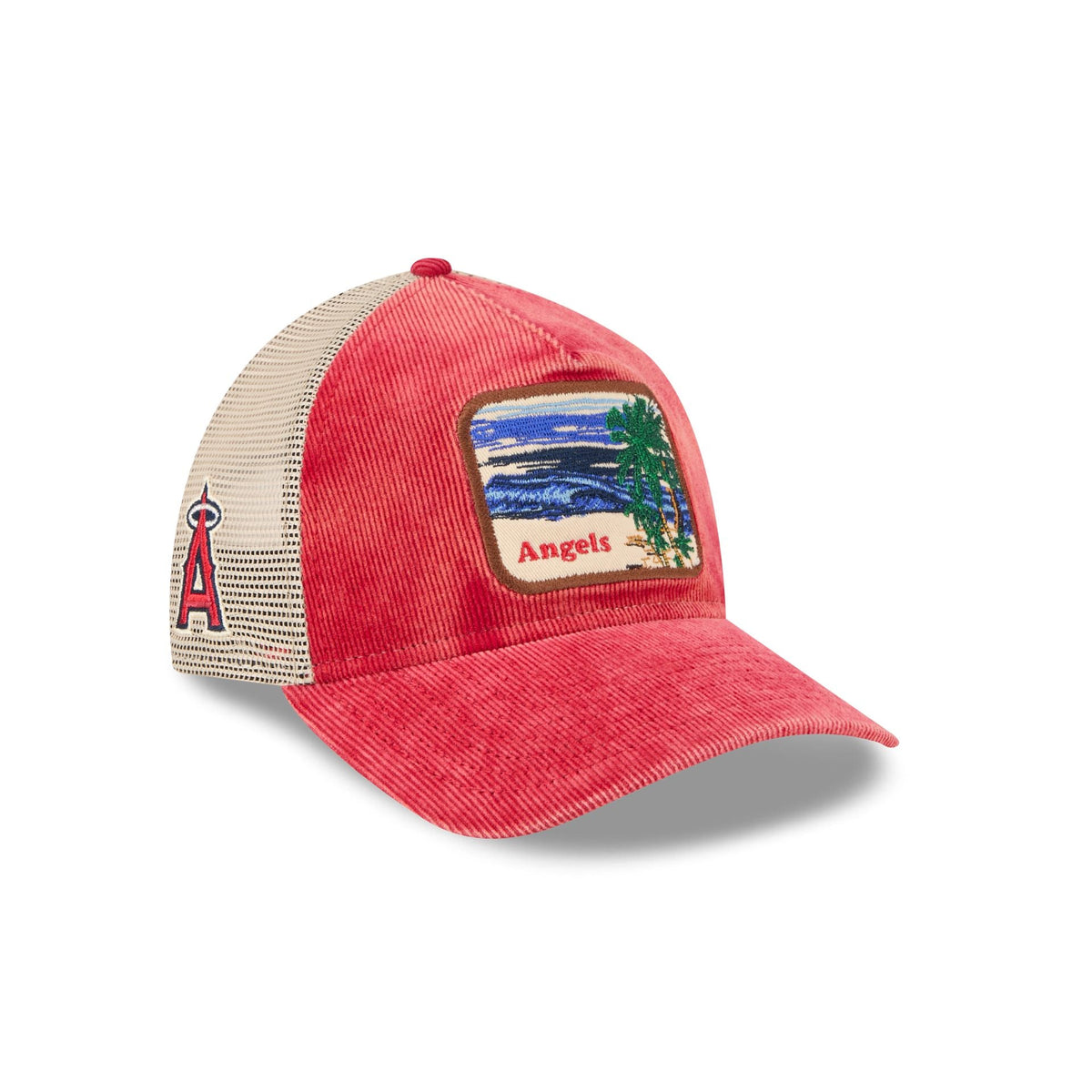 Los Angeles Angels Vintage Landscape 9TWENTY A-Frame Trucker Hat