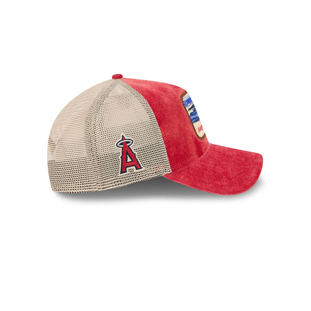 Los Angeles Angels Vintage Landscape 9TWENTY A-Frame Trucker Hat