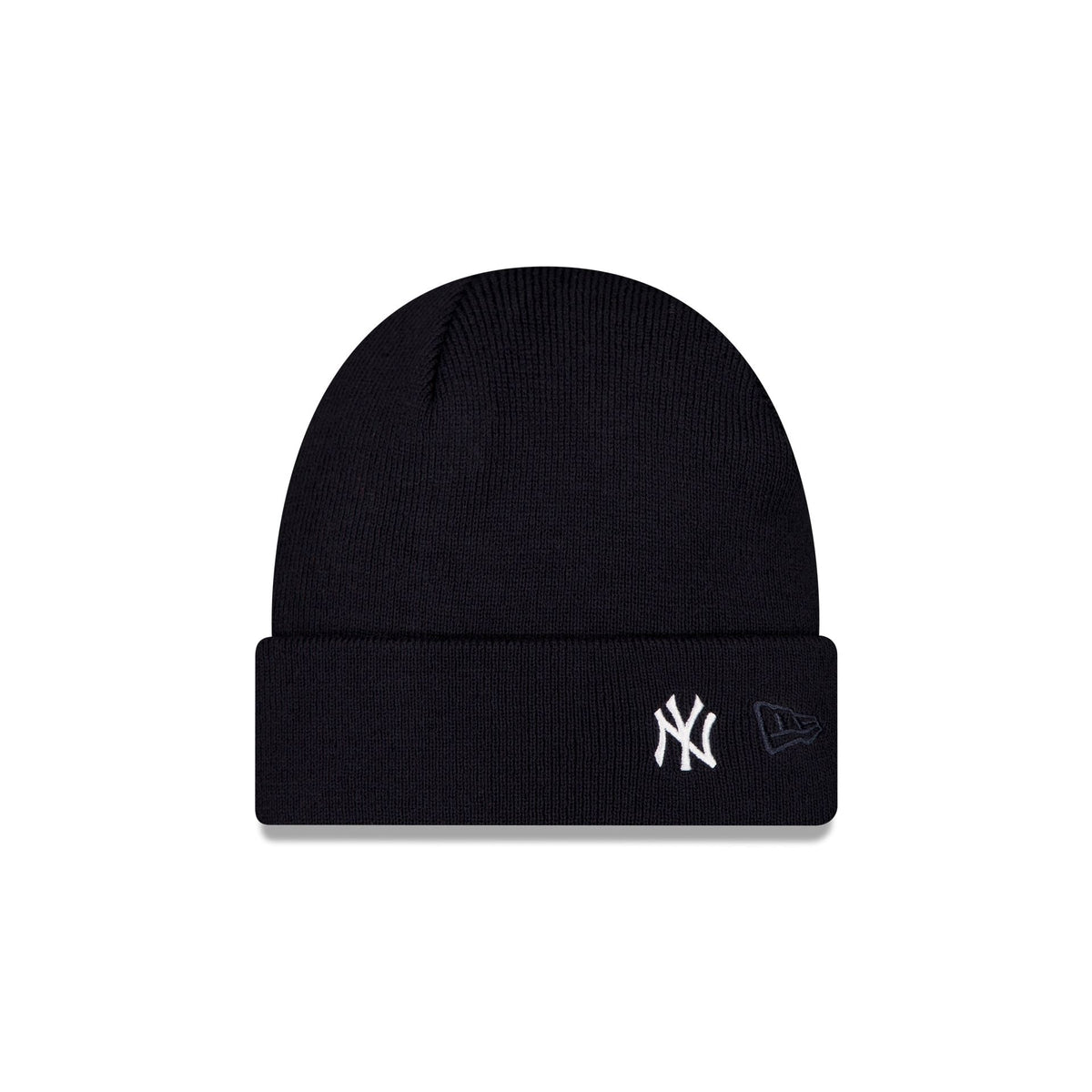 New York Yankees Mini Logo Cuff Beanie Hat