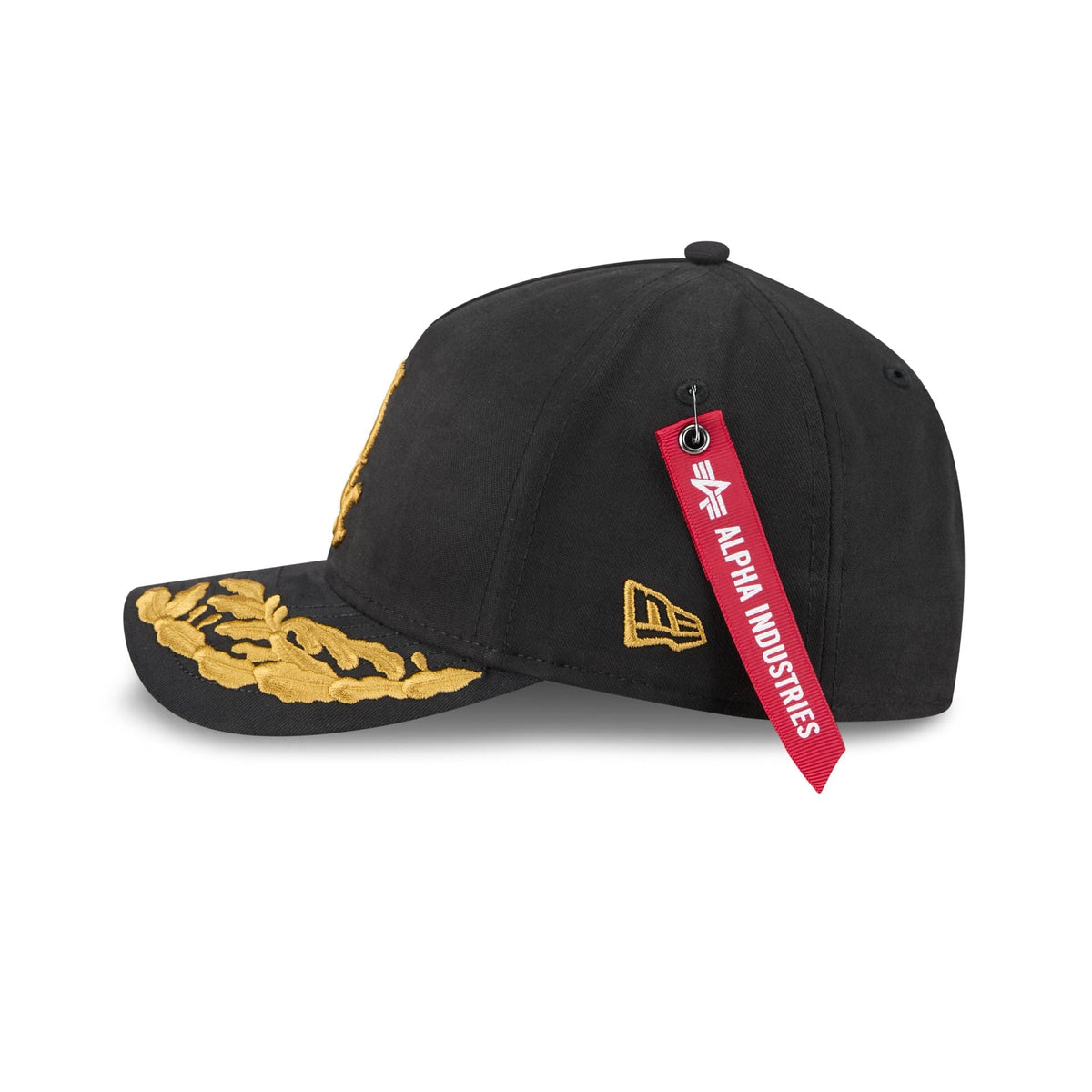 Alpha Industries x Chicago White Sox Black 9FORTY M-Crown A-Frame Snapback Hat