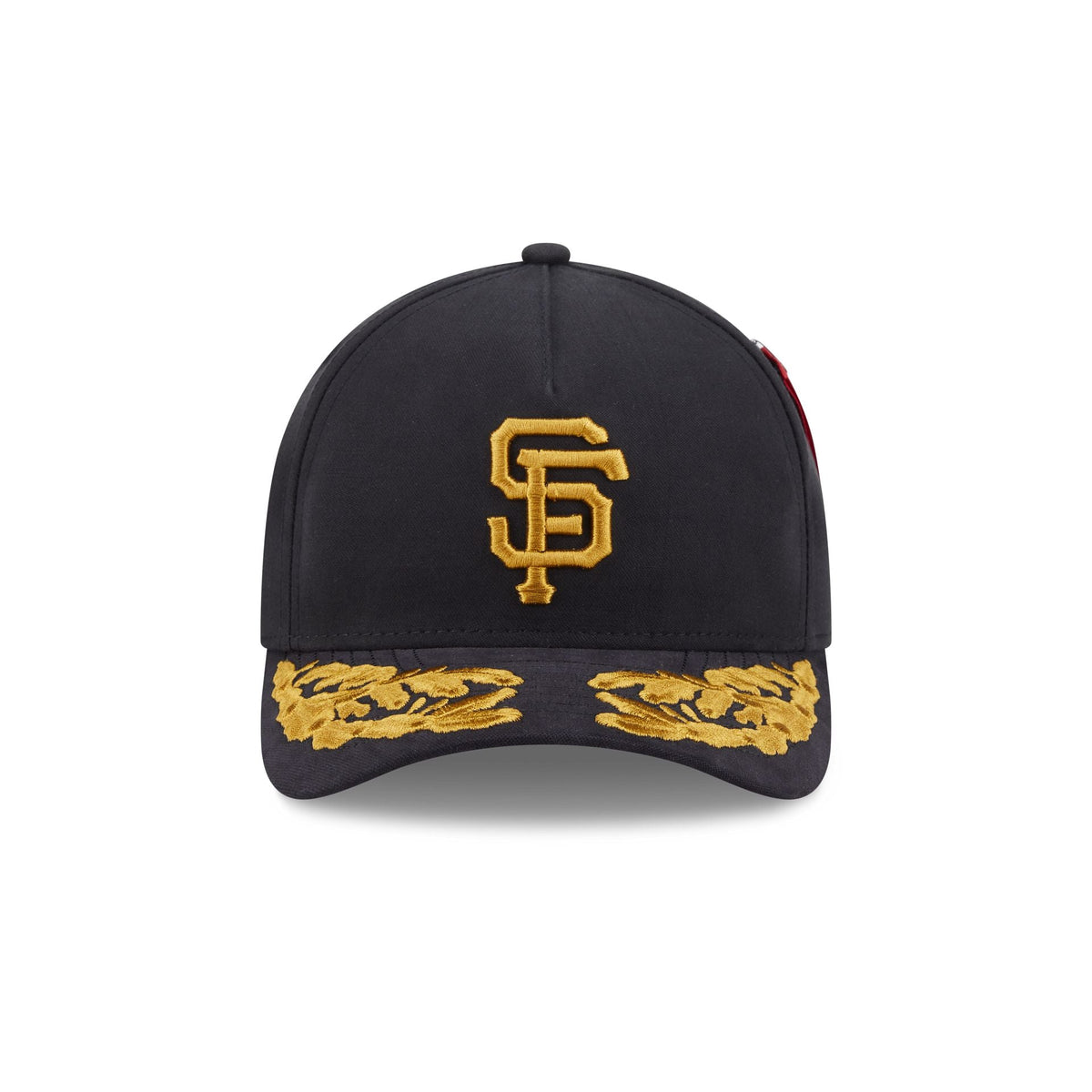 Alpha Industries x San Francisco Giants Black 9FORTY M-Crown A-Frame Snapback Hat