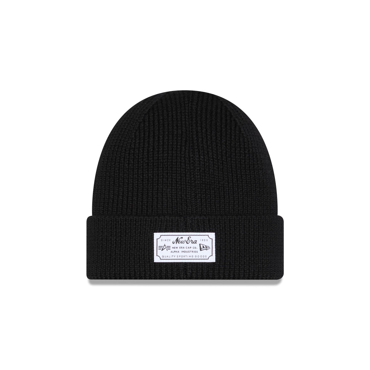 Alpha Industries x Los Angeles Dodgers Black Cuff Knit Hat
