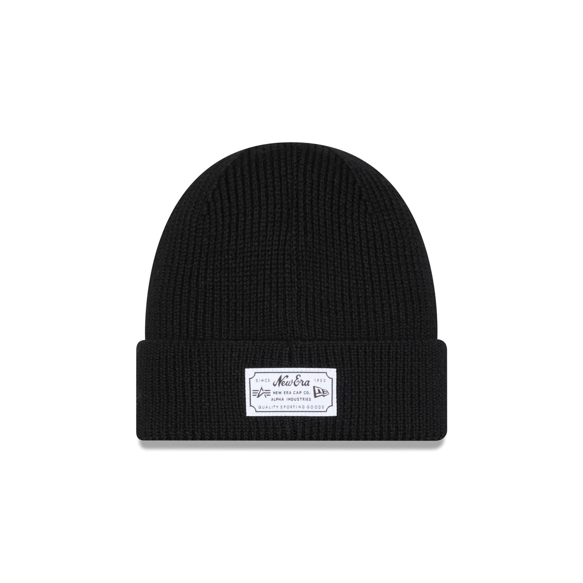 Alpha Industries x New York Mets Black Cuff Knit Hat