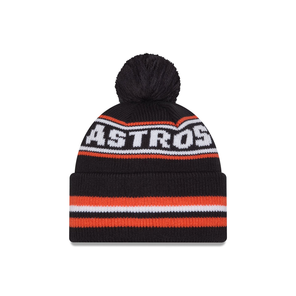 Houston Astros Classic Pom Knit Hat
