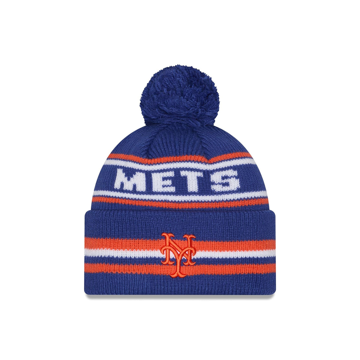 New York Mets Classic Pom Knit Hat