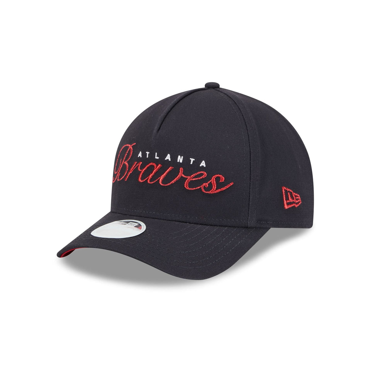 Atlanta Braves Metallic Women's 9FORTY M-Crown A-Frame Snapback Hat