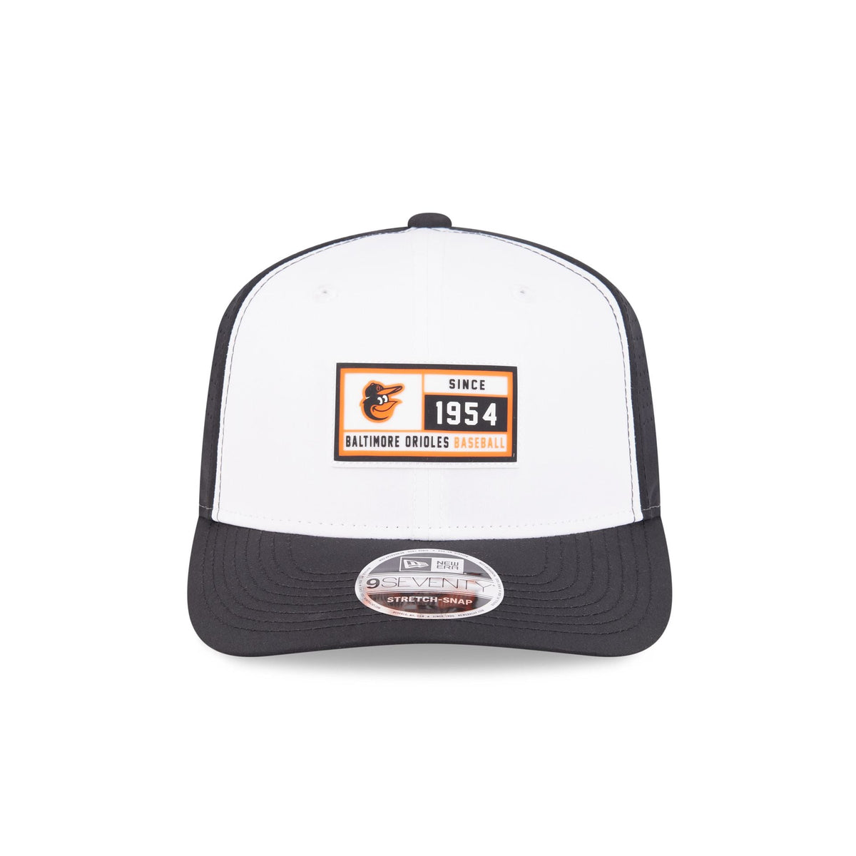 Baltimore Orioles Est. Patch 9SEVENTY Stretch-Snap Hat