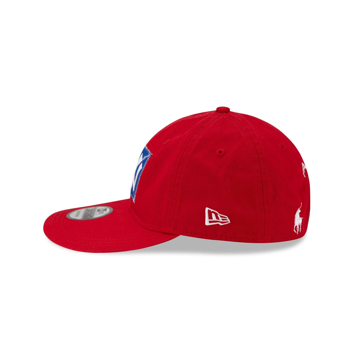 Ralph Lauren x New York Yankees Red Long Bill 9FORTY Adjustable Hat
