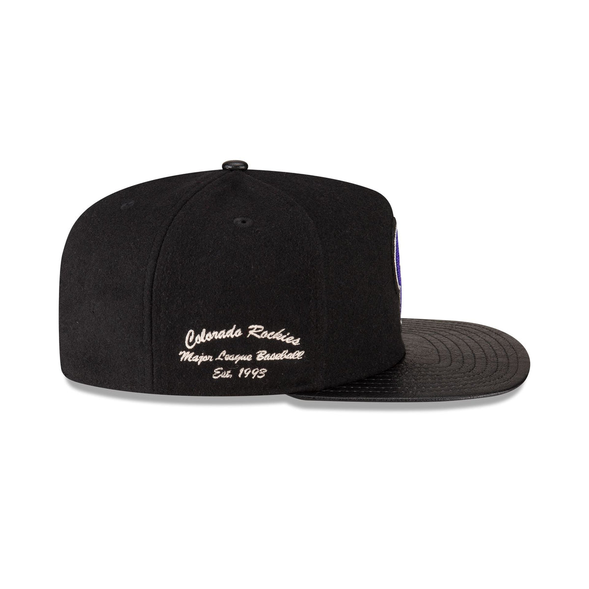 Colorado Rockies Wool Letterman 9FIFTY A-Frame Snapback Hat