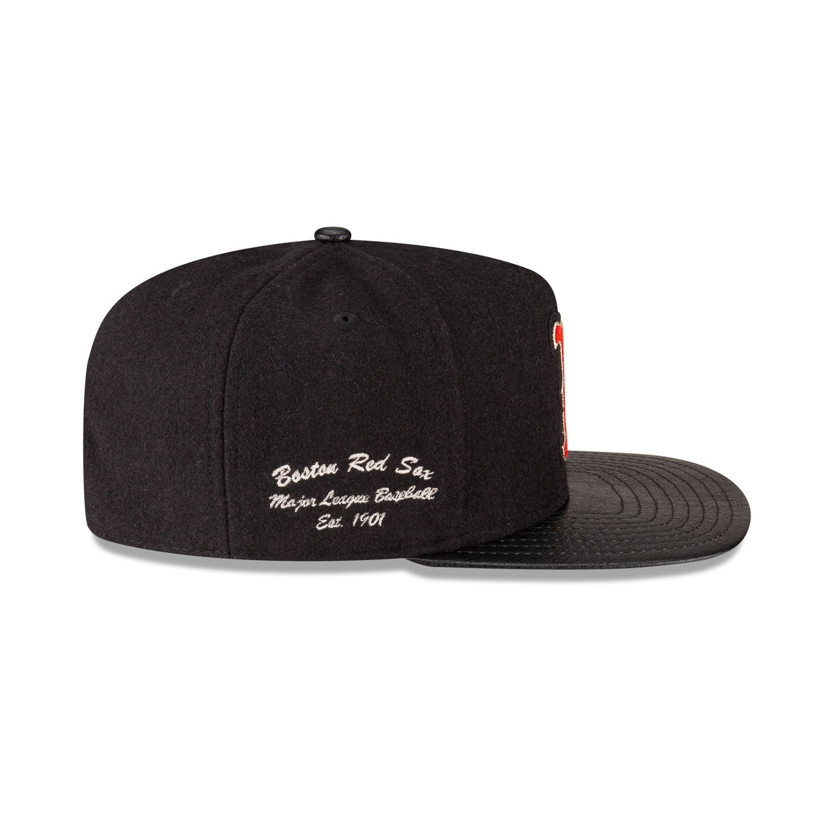 Boston Red Sox Wool Letterman 9FIFTY A-Frame Snapback Hat