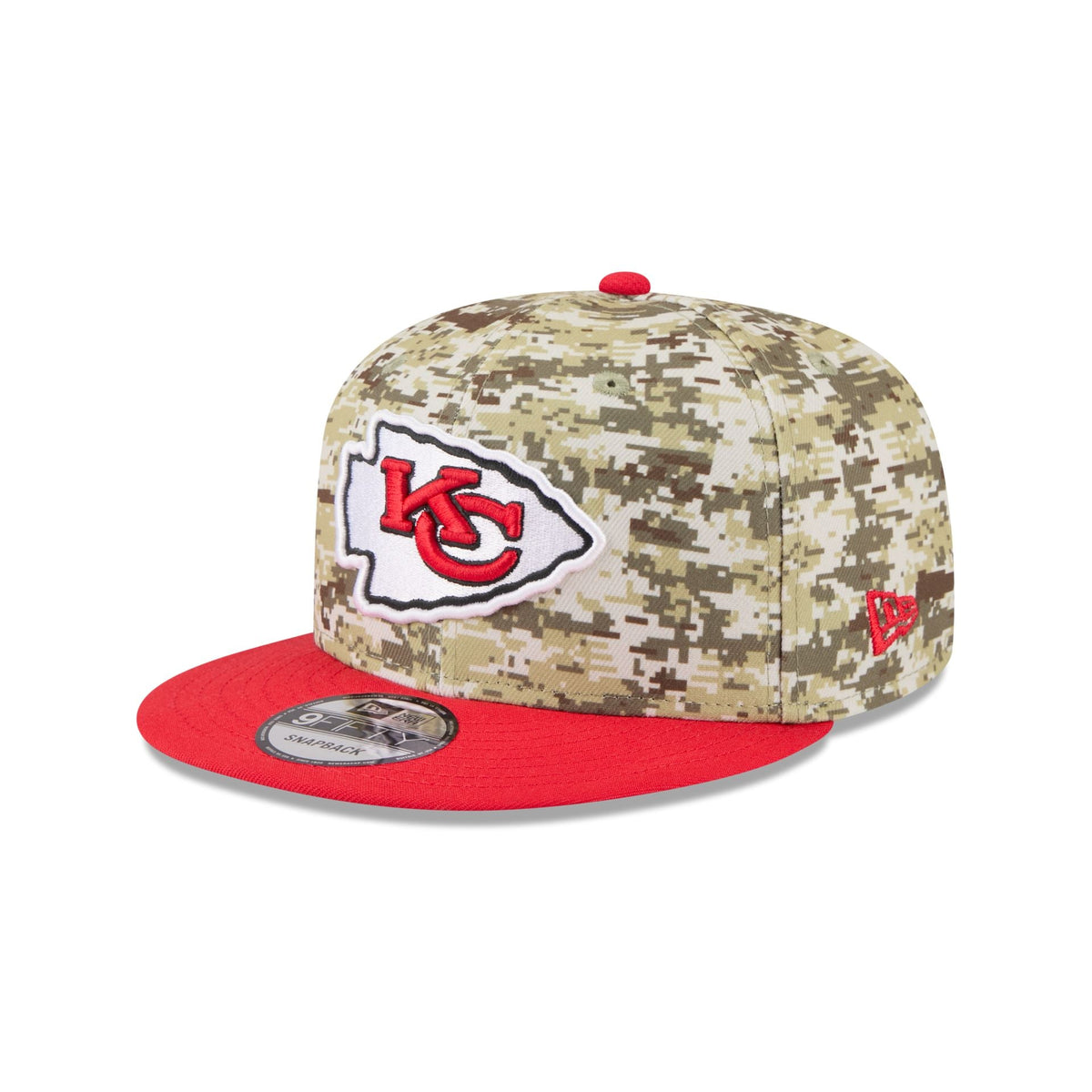 Kansas City Chiefs 2025 Salute to Service Fan Gear 9FIFTY Snapback Hat