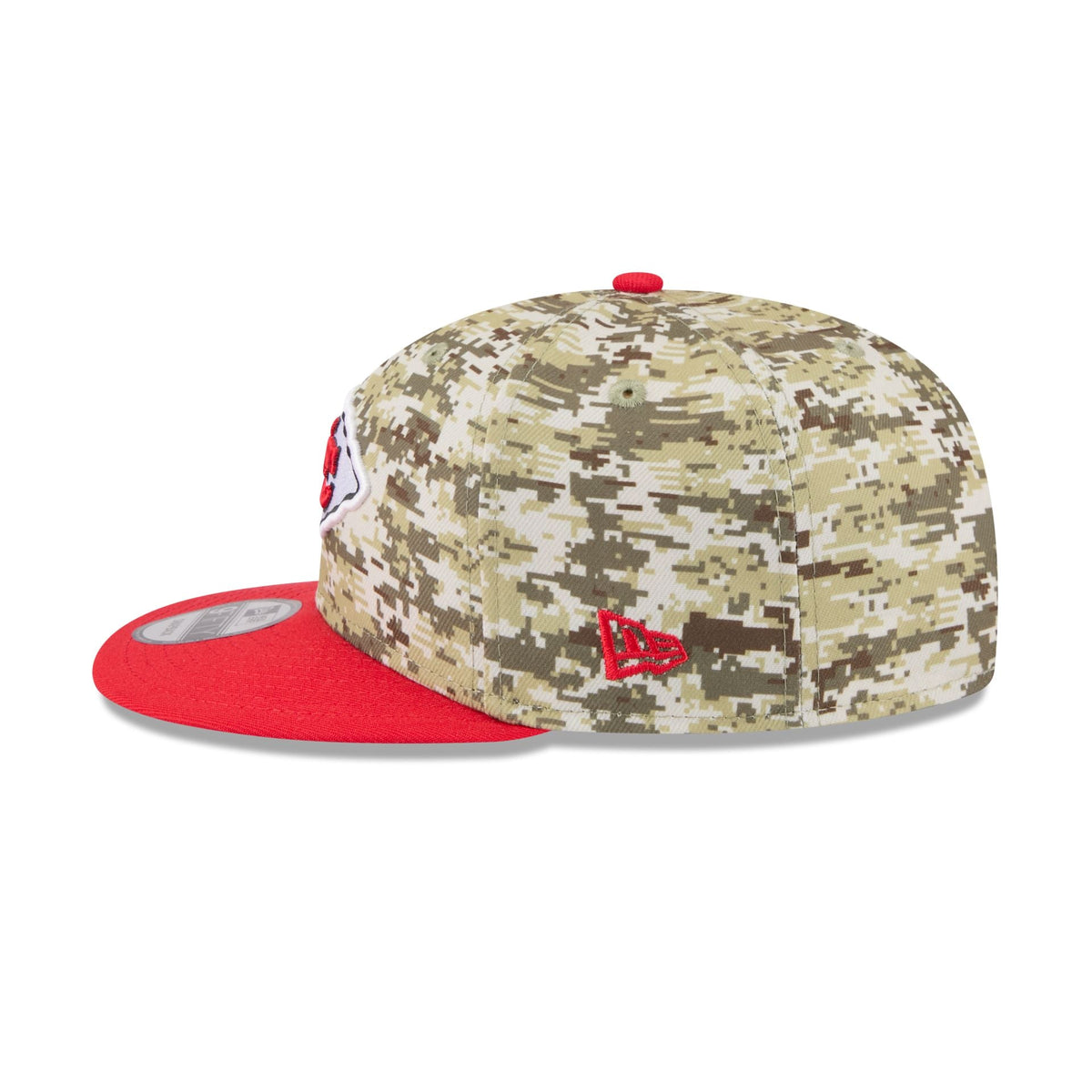 Kansas City Chiefs 2025 Salute to Service Fan Gear 9FIFTY Snapback Hat