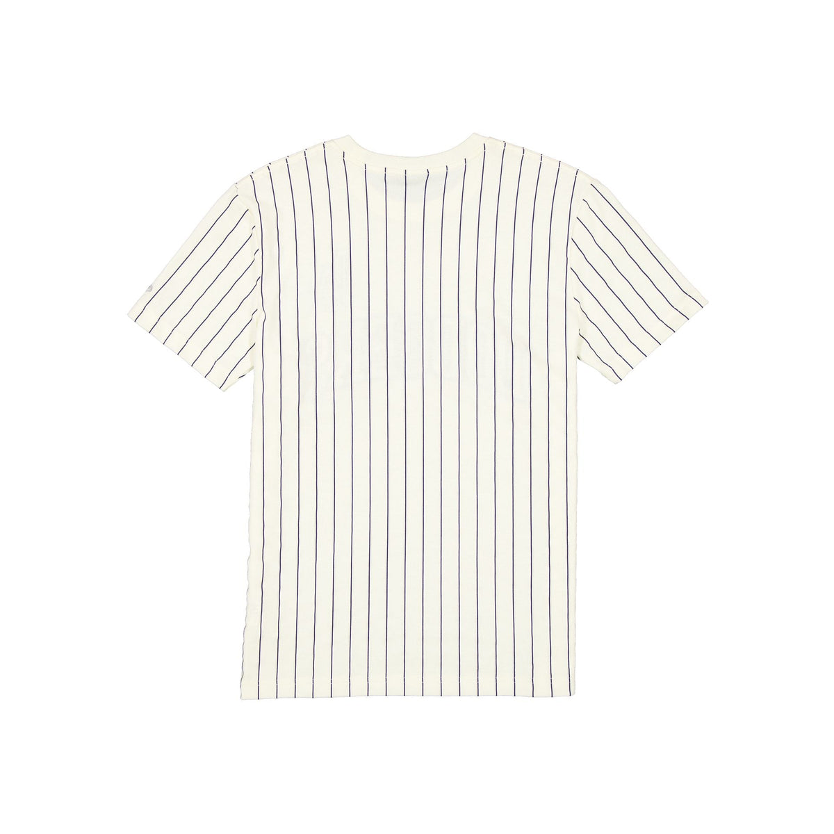 New York Yankees Throwback Applique Pinstripe Chrome White T-Shirt