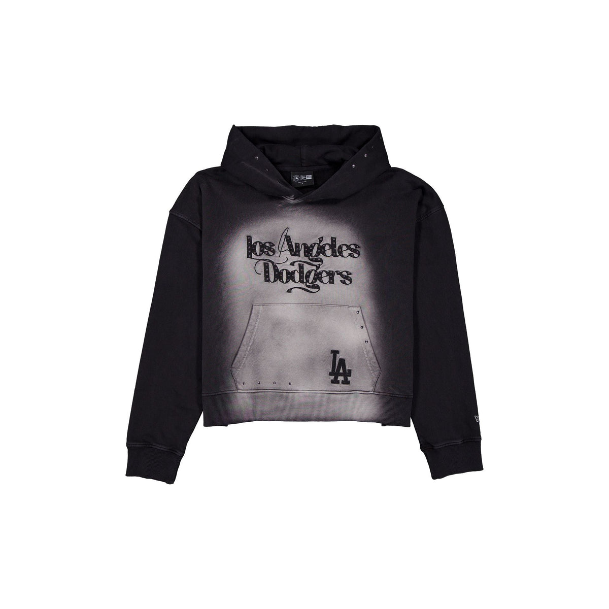 Los Angeles Dodgers Trend Sun Fade Studded Women's Hoodie