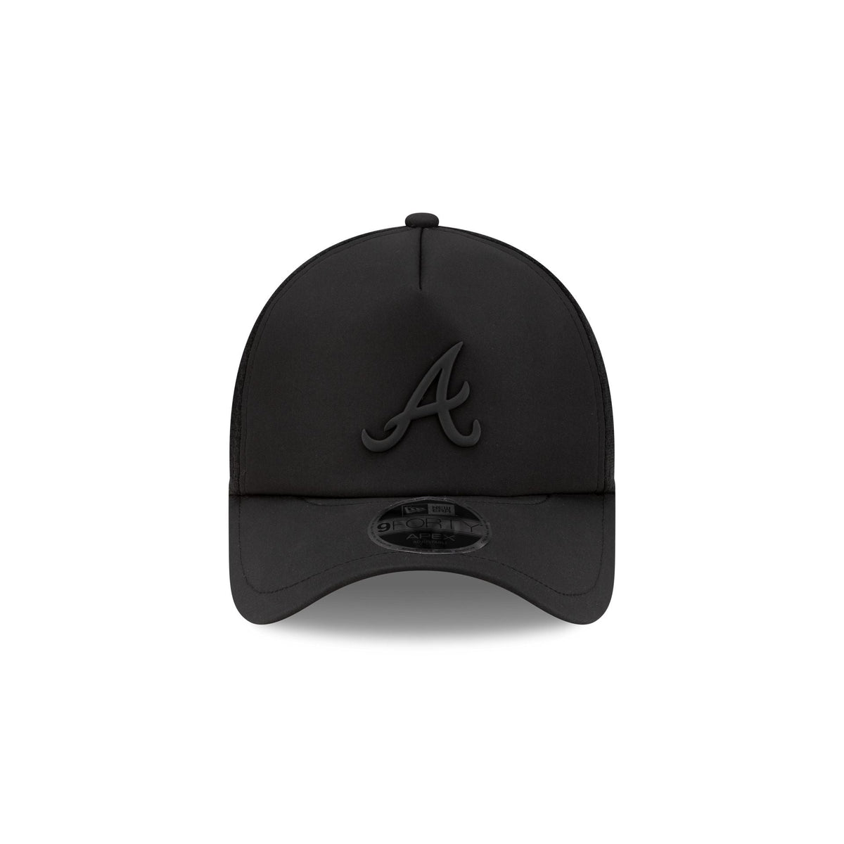 Atlanta Braves 2026 Batting Practice Black 9FORTY APEX Trucker Hat