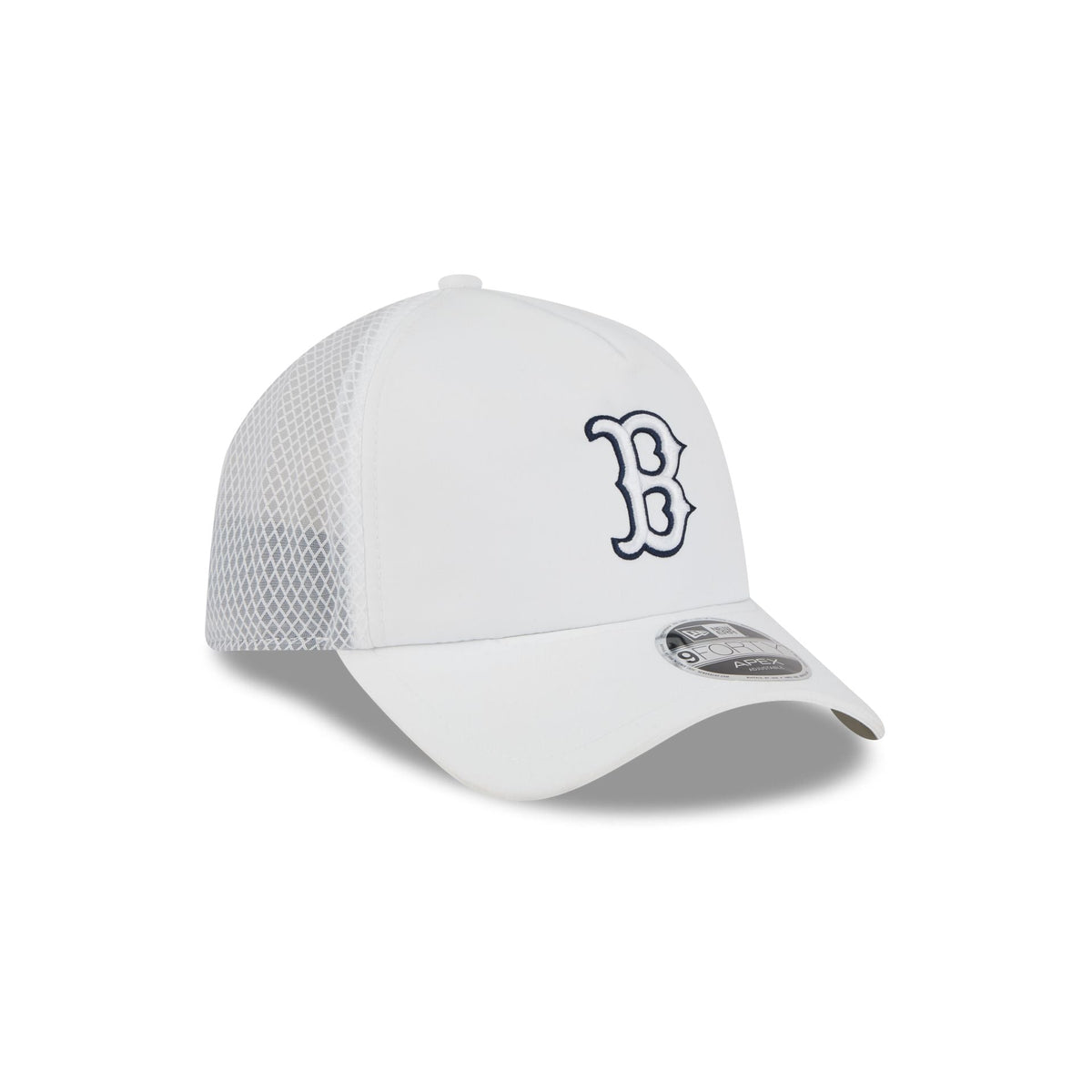 Boston Red Sox 2026 Batting Practice White 9FORTY APEX Trucker Hat