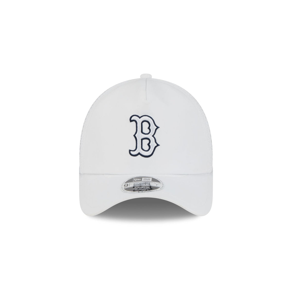 Boston Red Sox 2026 Batting Practice White 9FORTY APEX Trucker Hat
