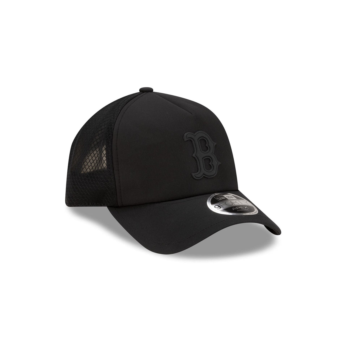 Boston Red Sox 2026 Batting Practice Black 9FORTY APEX Trucker Hat