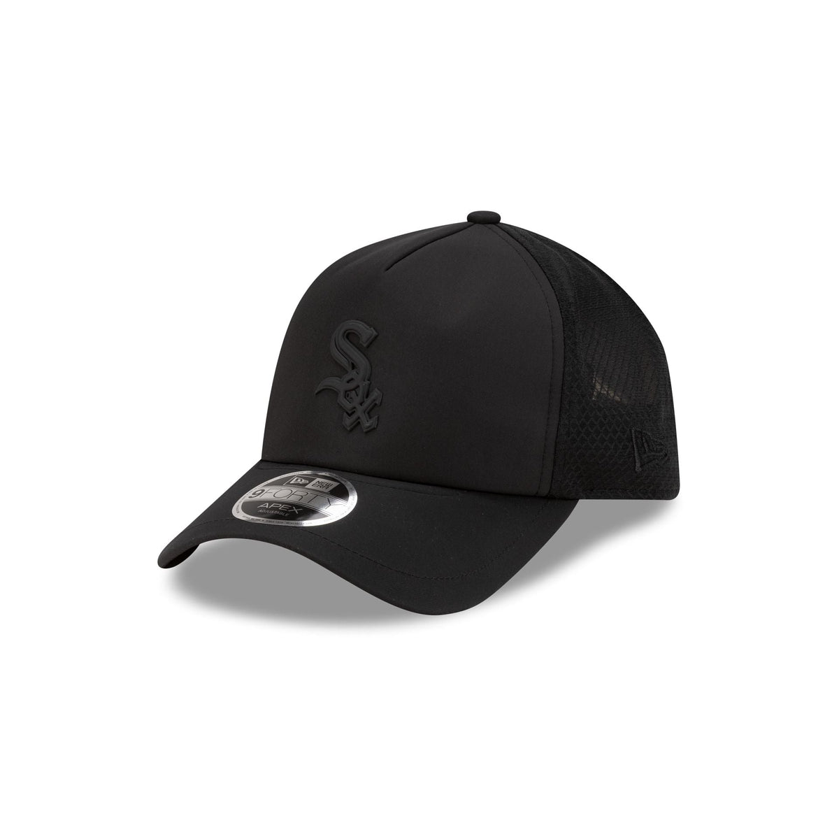 Chicago White Sox 2026 Batting Practice Black 9FORTY APEX Trucker Hat