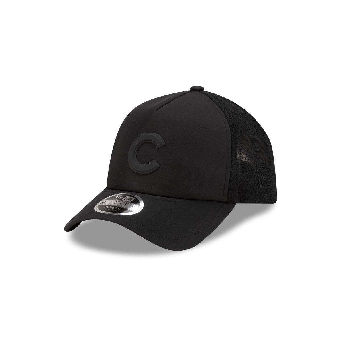 Chicago Cubs 2026 Batting Practice Black 9FORTY APEX Trucker Hat