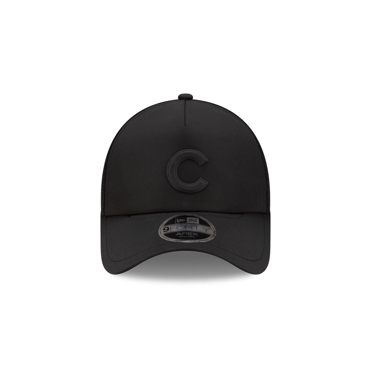 Chicago Cubs 2026 Batting Practice Black 9FORTY APEX Trucker Hat