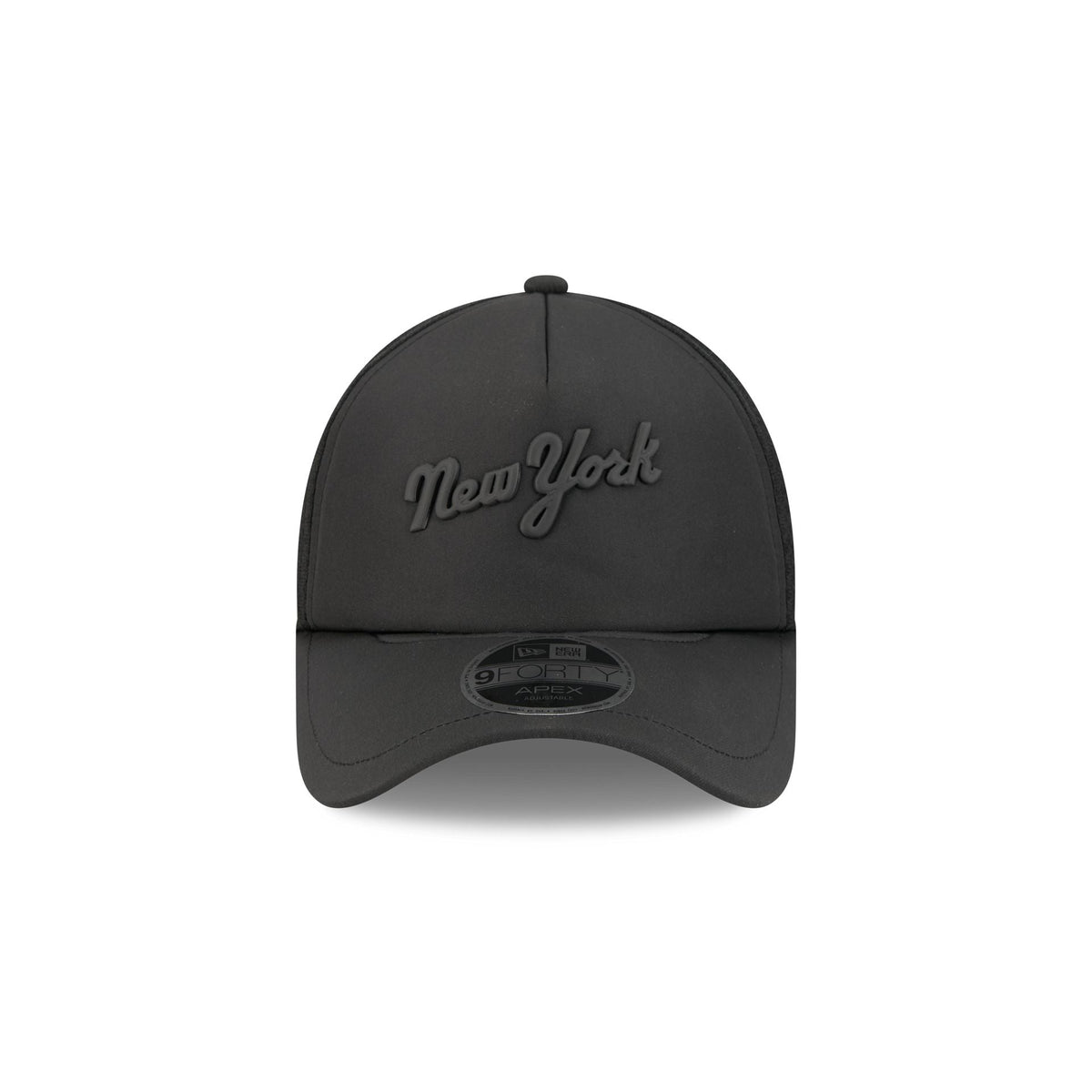 New York Mets 2026 Batting Practice Black 9FORTY APEX Trucker Hat