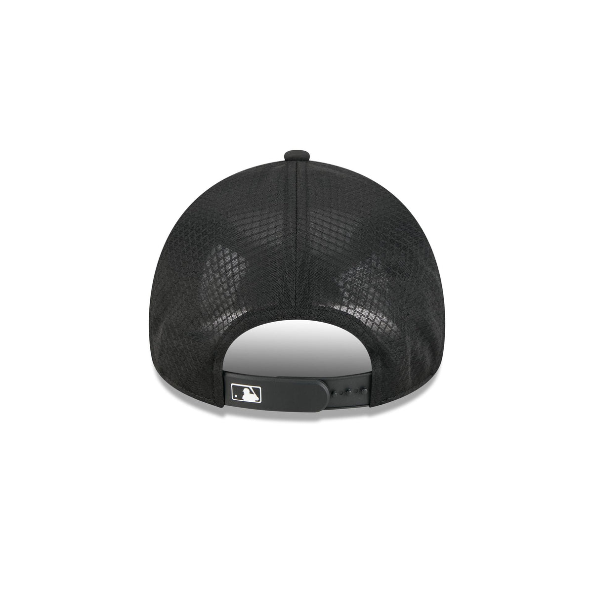 New York Mets 2026 Batting Practice Black 9FORTY APEX Trucker Hat