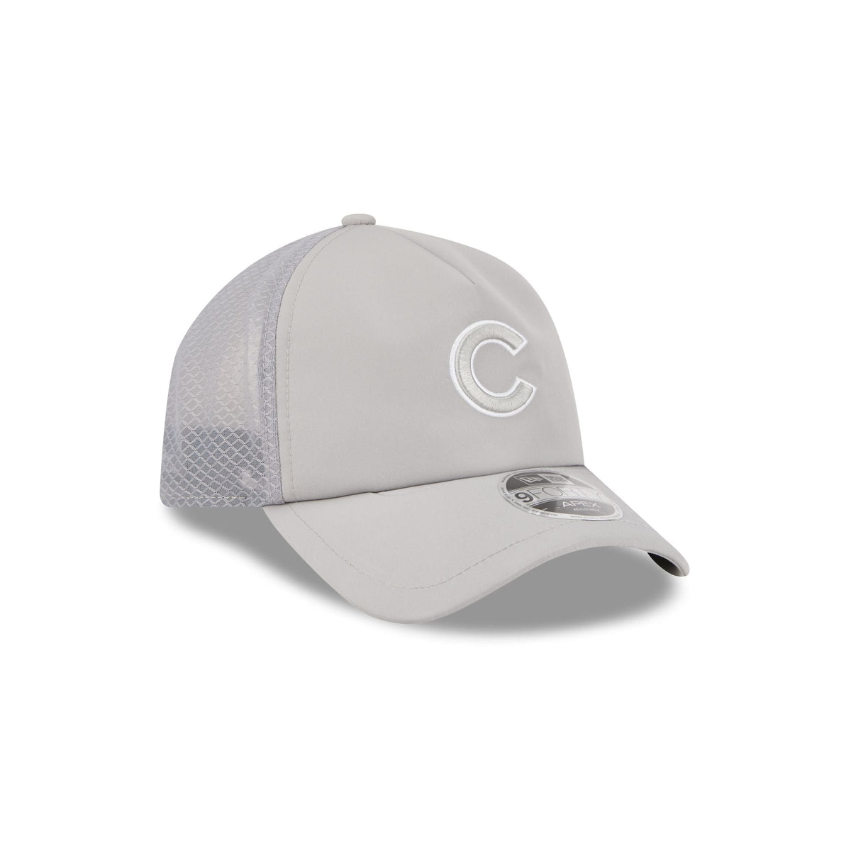 Chicago Cubs 2026 Batting Practice Gray 9FORTY APEX Trucker Hat