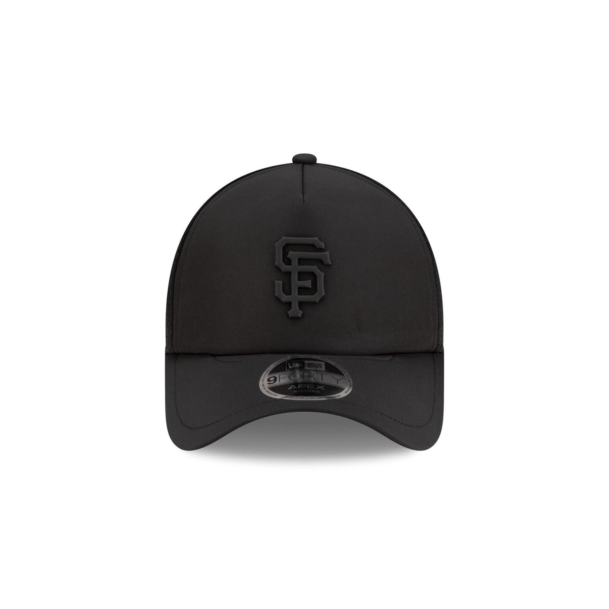 San Francisco Giants 2026 Batting Practice Black 9FORTY APEX Trucker Hat