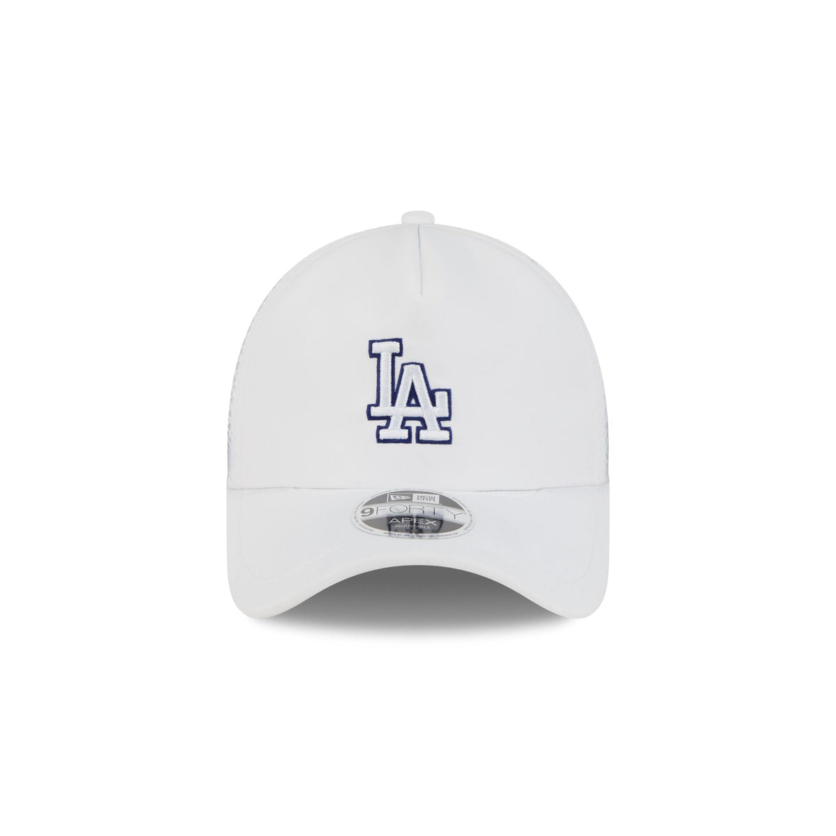 Los Angeles Dodgers 2026 Batting Practice White 9FORTY APEX Trucker Hat