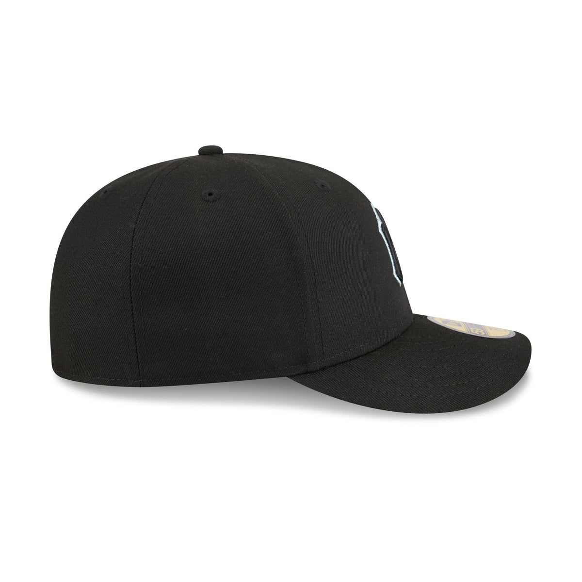 New York Yankees Black Pre-Curve 59FIFTY Fitted Hat