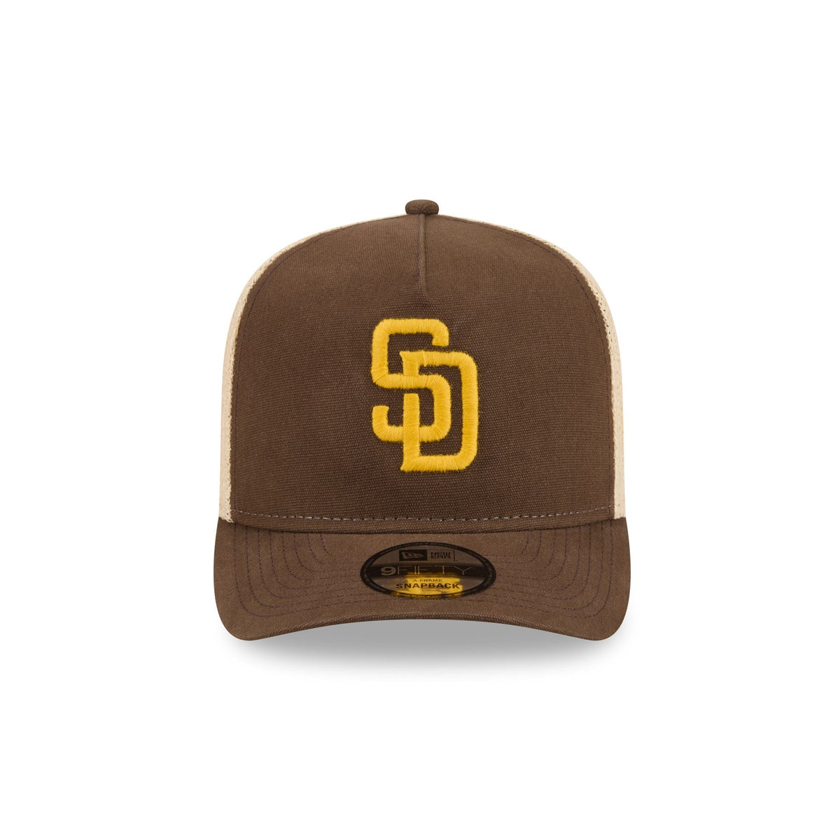 San Diego Padres Grained 9FIFTY A-Frame Snapback Hat