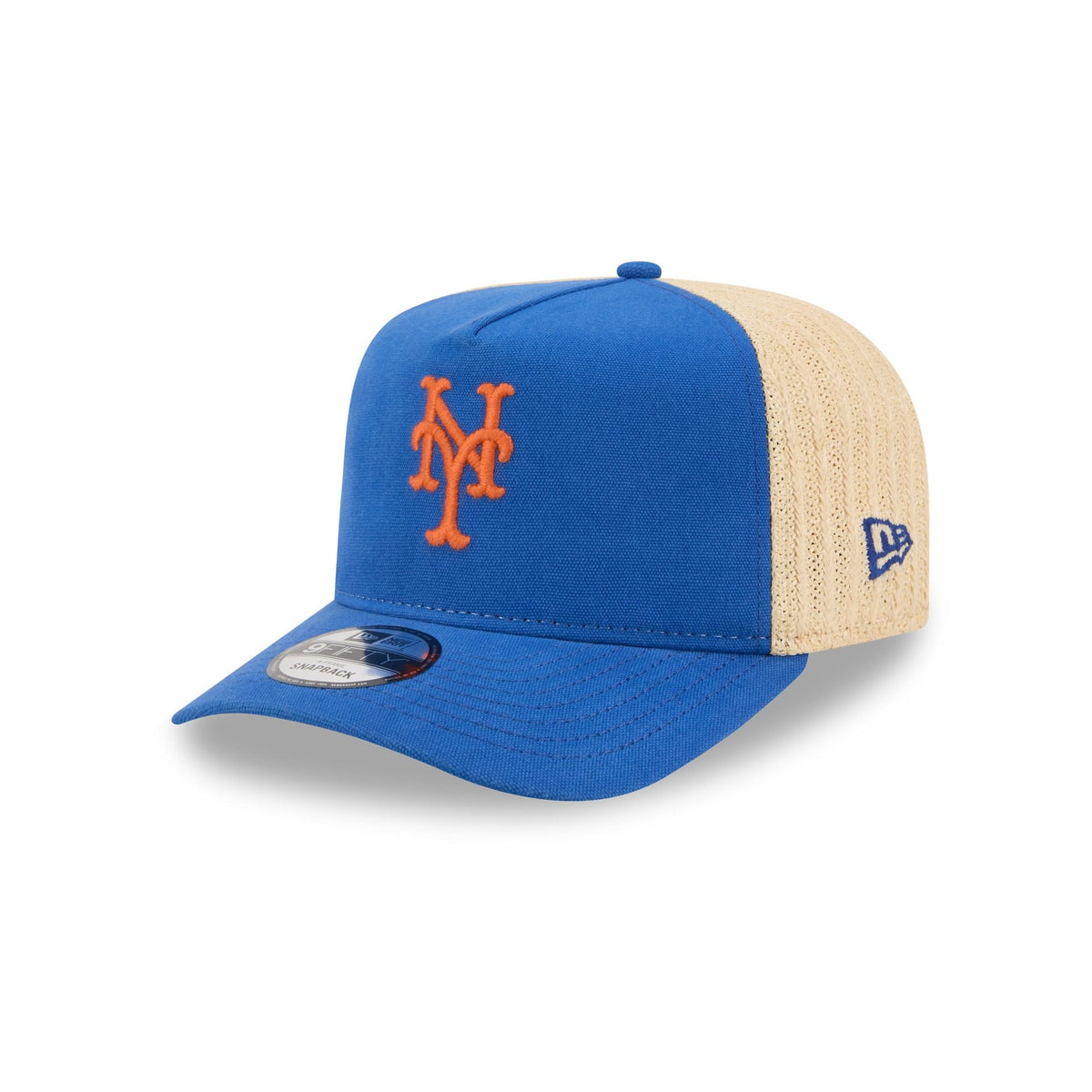 New York Mets Grained 9FIFTY A-Frame Snapback Hat