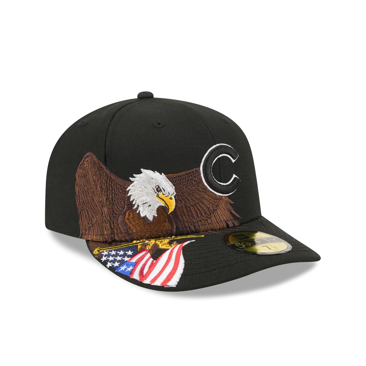 Chicago Cubs Liberty Eagle 59FIFTY Fitted Hat