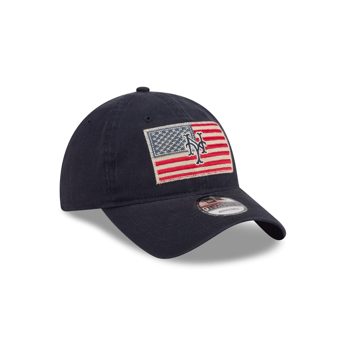 New York Mets Grand Flag 9TWENTY Adjustable Hat