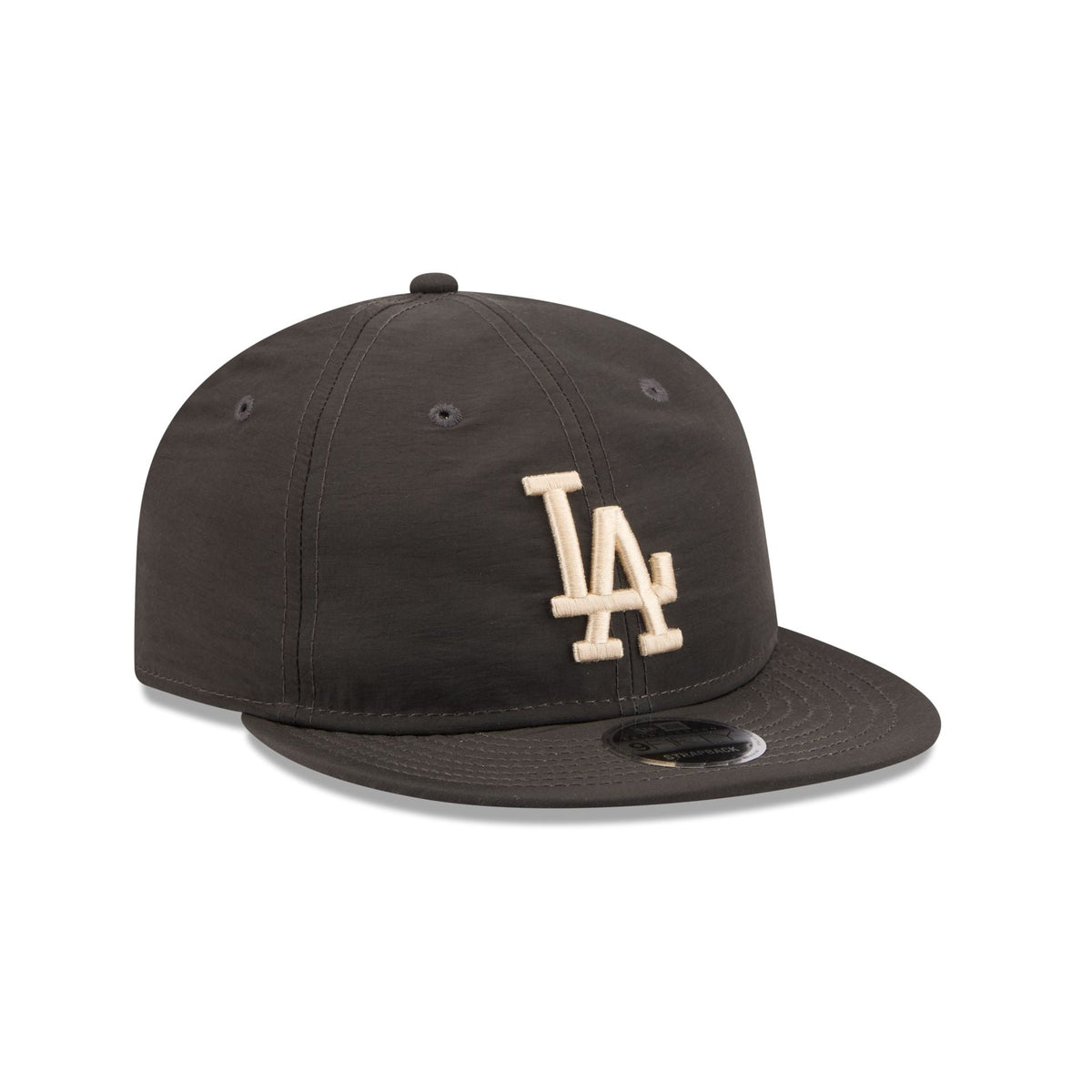 Los Angeles Dodgers Three Looms Nylon Black Retro Crown 9FIFTY Adjustable Hat